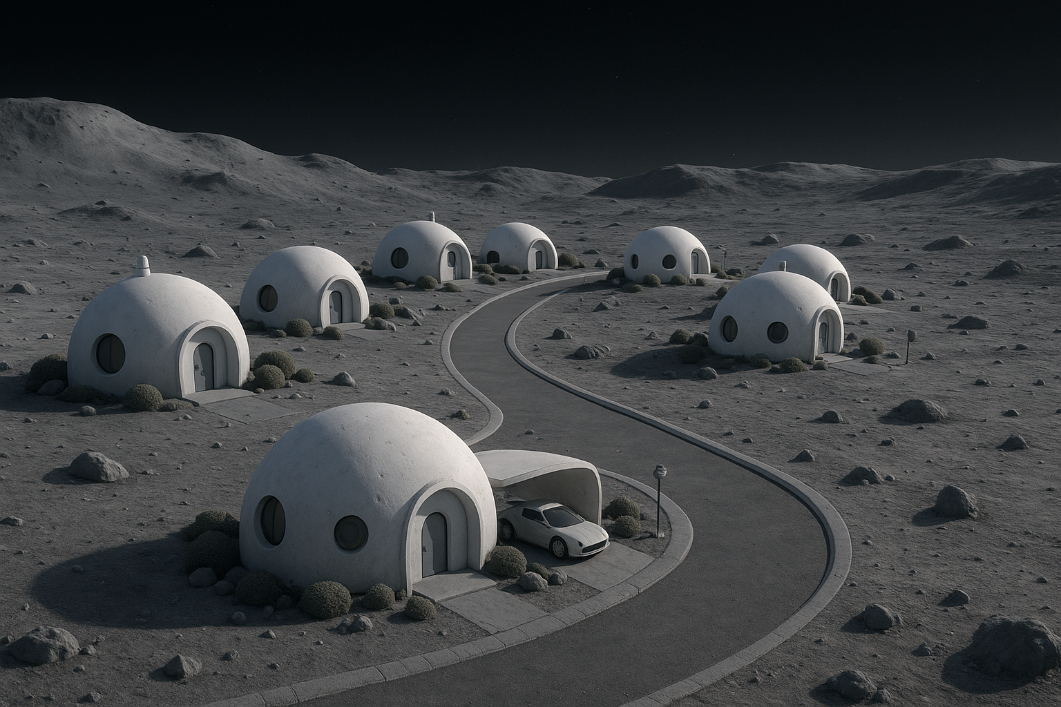 Moon Neighborhood Render